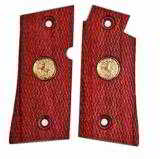 Colt Mustang or Pocketlite Checkered Rosewood Grips - 1 of 1