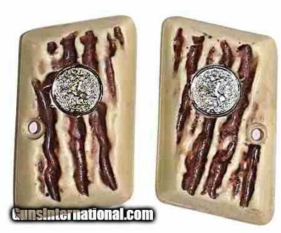 Colt .25 Auto Stag-Like Grips With Medallions