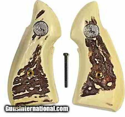 Colt MKIII Trooper & Lawman Round Butt Stag-Like Grips