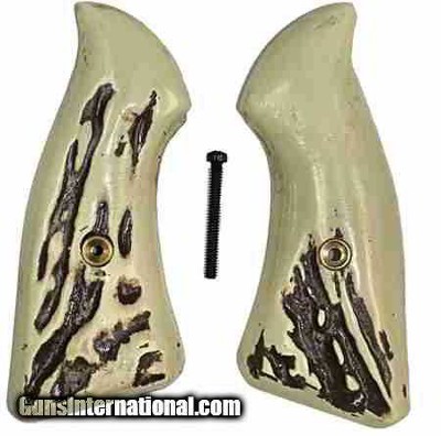 Smith & Wesson J Frame Stag-Like Grips, Square Butt