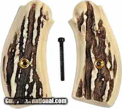 Smith & Wesson Break Open Revolver Stag-Like Grips