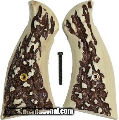 Smith & Wesson K & L Frame Stag-Like Grips