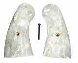 Colt 1917 New Service or 1909 Revolver Pearl Premium White Grips - 1 of 2