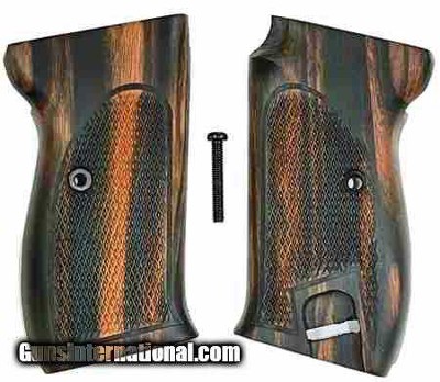 Walther P38 Auto German WWII Tigerwood Grips