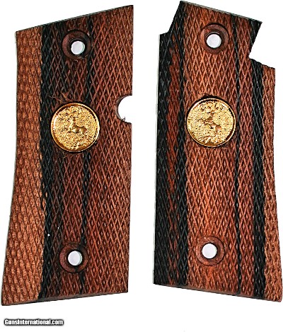 Colt Mustang or Pocketlite Tigerwood Grips