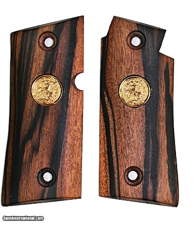 Colt Mustang or Pocketlite Tigerwood Grips