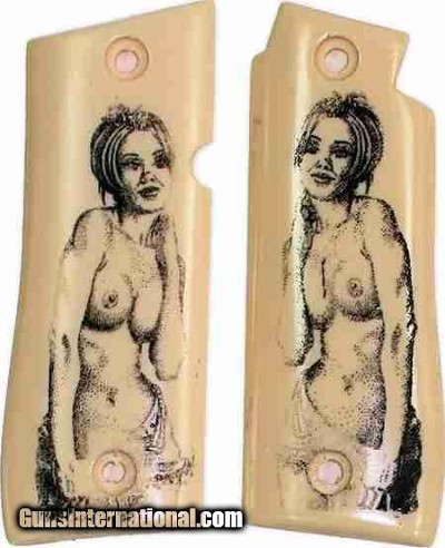 Colt Government Model 380 & Colt Mustang Plus II With Naked Lady