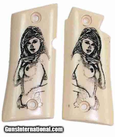 Colt Mustang & Pocketlite With Naked Lady