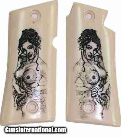 Colt Mustang & Pocketlite With Naked Lady
