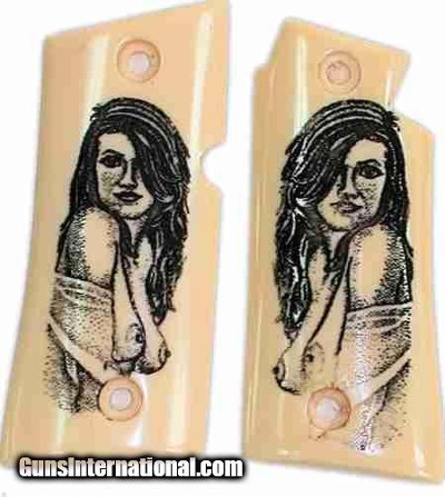 Colt Mustang & Pocketlite With Naked Lady