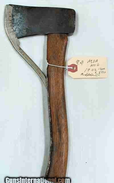 MSA No 6 Wood Handle Axe