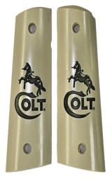 Colt 1911 Ivory-Like™ Grips Laser Engraved Colt - 1 of 1
