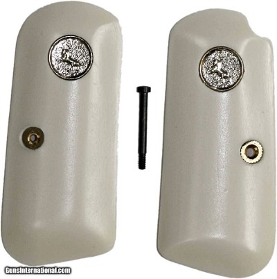 Colt 1903 & 1908 Pocket Hammerless Auto Ivory-Like Grips With Medallions