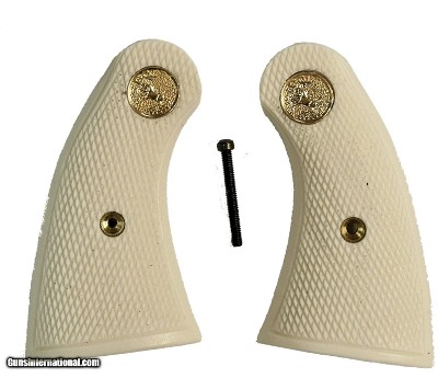 Colt Police Positive Special Ivory-Like Grips With Medallions