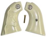 Colt Scout & Frontier Grips With Steer & Medallions - 1 of 1
