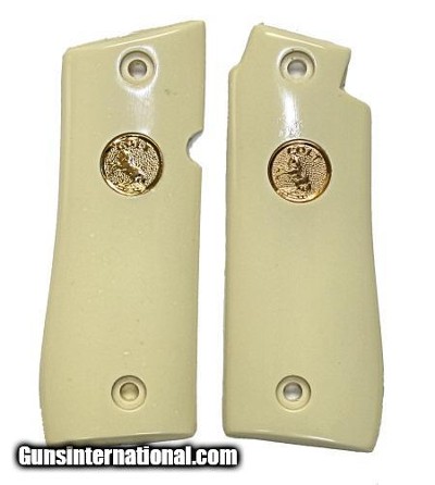 Colt .380 Government Model Grips With Medallions