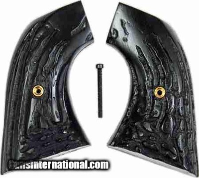 Colt SAA Imitation Jigged Buffalo Horn Grips