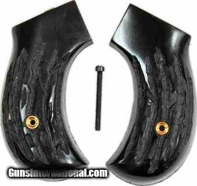 Colt 1877 Lightning Imitation Jigged Buffalo Horn Grips