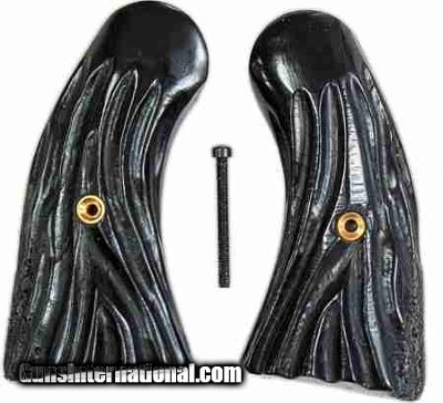 Colt Police Positive Imitation Jigged Buffalo Horn Grips