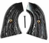 Colt Scout & Frontier Imitation Jigged Buffalo Horn Grips - 1 of 1