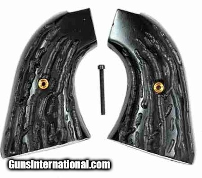 Colt Scout & Frontier Imitation Jigged Buffalo Horn Grips