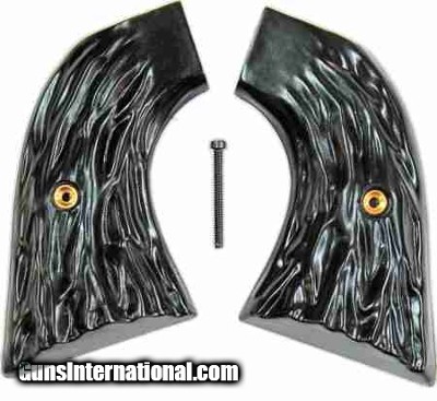 Ruger Single Six Revolver & Ruger Old Model XR-3 Imitation Jigged Buffalo Horn Grips