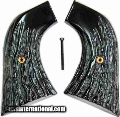 Ruger Super Blackhawk Imitation Jigged Buffalo Horn Grips