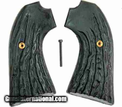 Ruger Bisley Imitation Jigged Buffalo Horn Grips