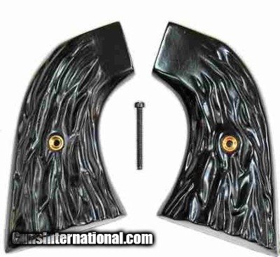 Great Western Arms Revolver Imitation Jigged Buffalo Horn Grips