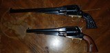 Remington 1858 Pietta Imitation Jigged Buffalo Horn Grips - 2 of 3