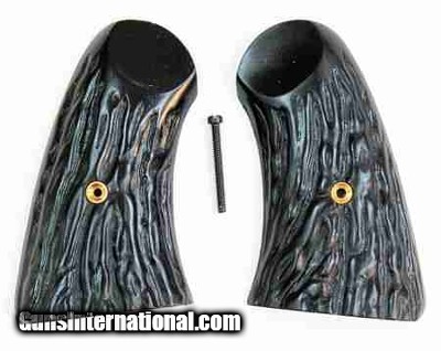 Smith & Wesson Schofield Imitation Jigged Buffalo Horn Grips