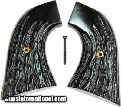 Uberti Old Model P 1873 SA Imitation Jigged Buffalo Horn Grips