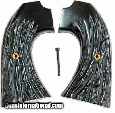 Beretta Stampede Bisley Imitation Jigged Buffalo Horn Grips