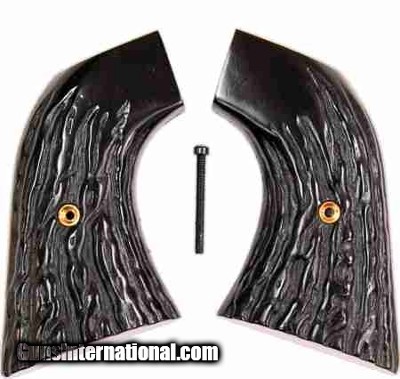 Ruger New Vaquero 2005 & 50th Anniv. Blackhawk .357 Imitation Jigged Buffalo Horn Grips