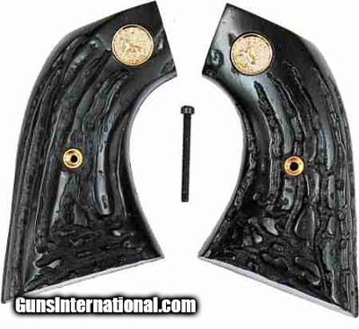 Colt SAA Oversize Imitation Jigged Buffalo Horn Grips