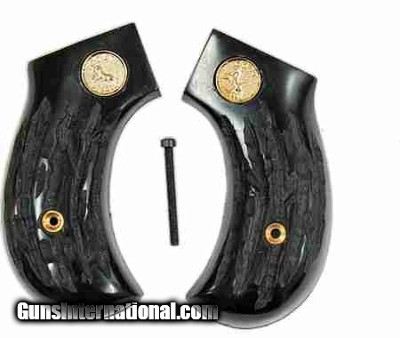 Colt 1877 Lightning Imitation Jigged Buffalo Horn Grips