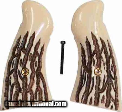 Smith & Wesson N Frame Imitation Jigged Bone Grips