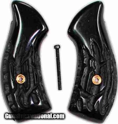 Smith & Wesson J Frame Imitation Jigged Buffalo Horn Grips