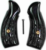 Smith & Wesson K & L Frame Imitation Jigged Buffalo Horn Grips - 1 of 1