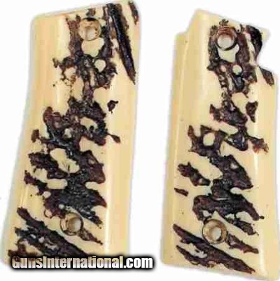 Colt Mustang & Pocketlite Stag-Like Grips