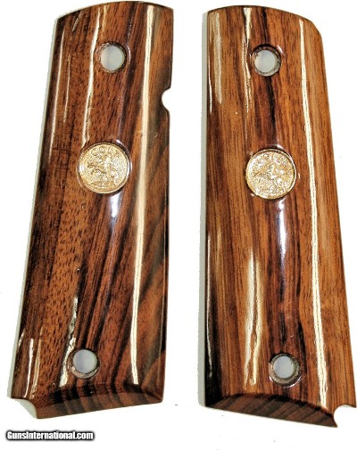 Colt 1911 or Colt Commander Goncalo Alves Wood Grips