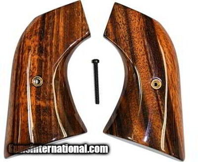 Ruger New Vaquero 2005 XR3 & 50th Anniv. Blackhawk .357 Goncalo Alves Wood Grips, Smooth