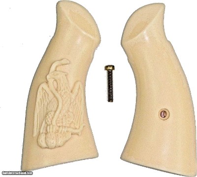 Smith & Wesson K & L Frame Grips With Mexican Eagle & Snake