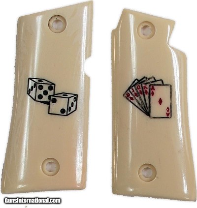 Colt Mustang or Colt Pocketlite Grips With Snake Eyes