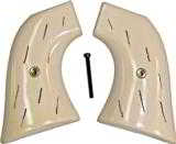 Colt SAA, Oversize "Barked" Ivory-Like™ Grips - 1 of 1