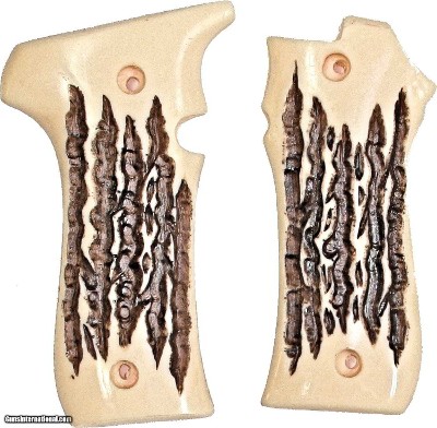 Llama III & IIIA Imitation Jigged Bone Grips