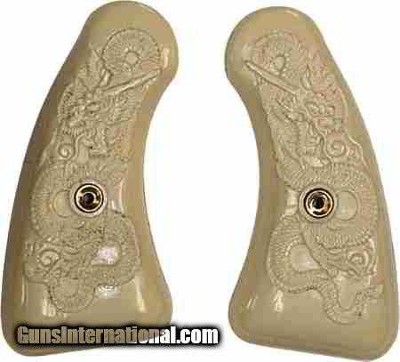 Colt Detective Special Grips, 2nd Model Full Frame, With Dragon