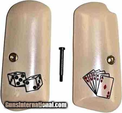 Colt 1903-1908 .32-.380 Auto Grips With Snake Eyes