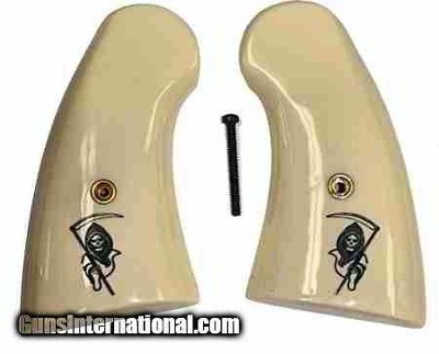 Colt Python I Frame, Small Panel Grips With Grim Reaper