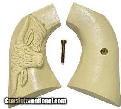 Ruger Vaquero XR3-Red Grips With Classic Steer